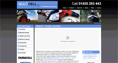 Desktop Screenshot of multicell.co.uk