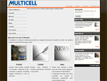 Tablet Screenshot of multicell.it